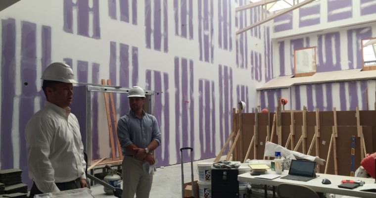 Hard hard hat tour of Spa Mirbeau at Crossgates Mall in Albany