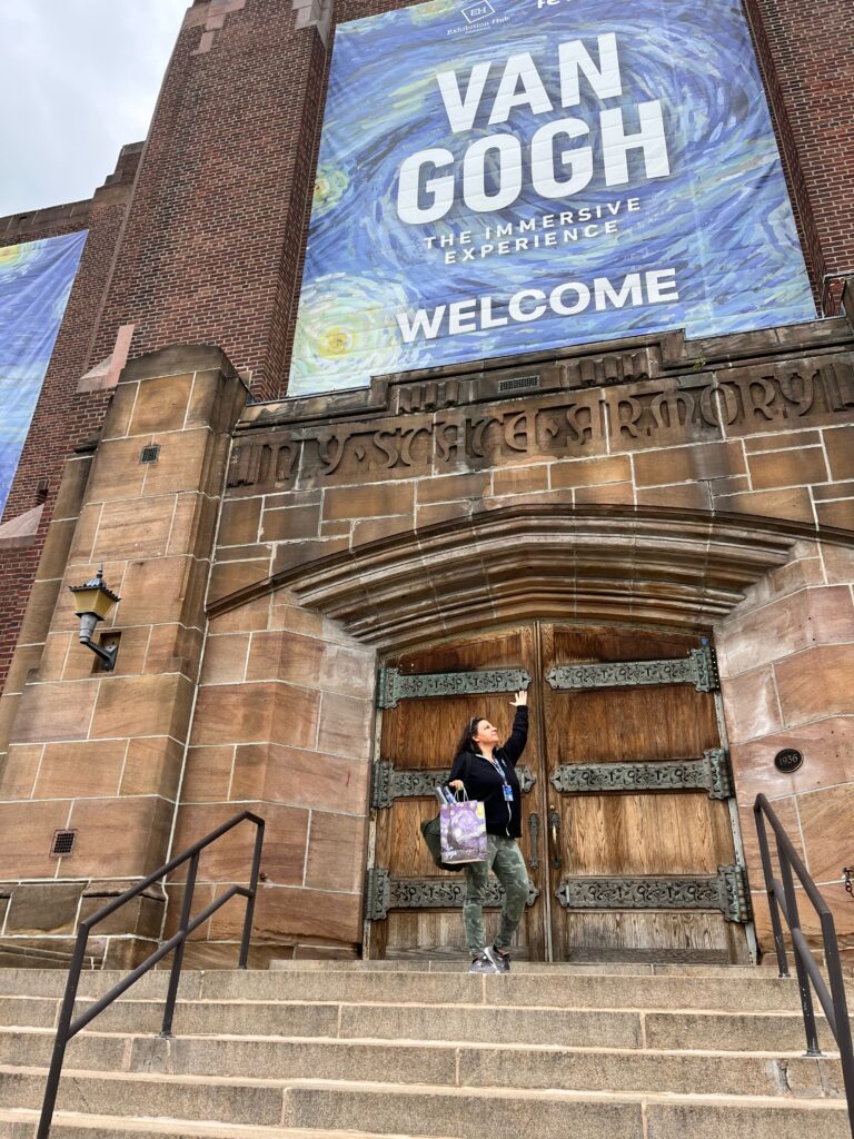Entrance at Van Gogh: The Immersive Experience in Schenectady 
